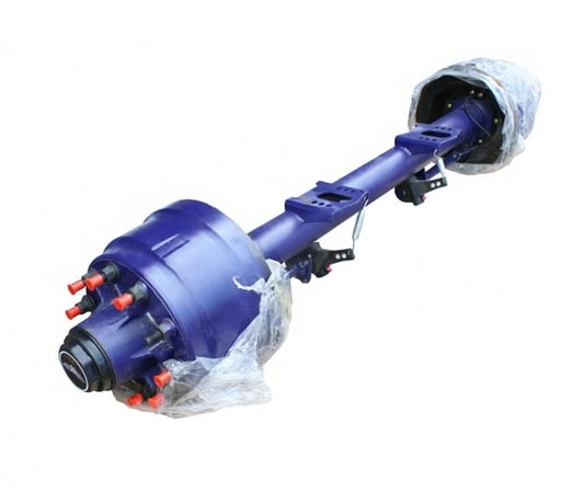 Ось прицепа в сборе с тормозным барабаном c ABC L Trakt 2050 mm beam 127x18mm 13 тонн