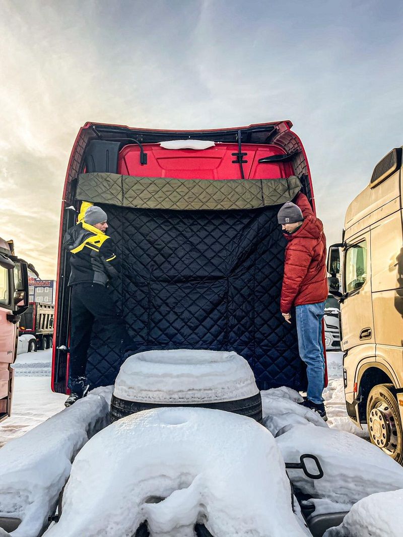 Утеплитель задней стенки грузового автомобиля (Dongfeng GX)